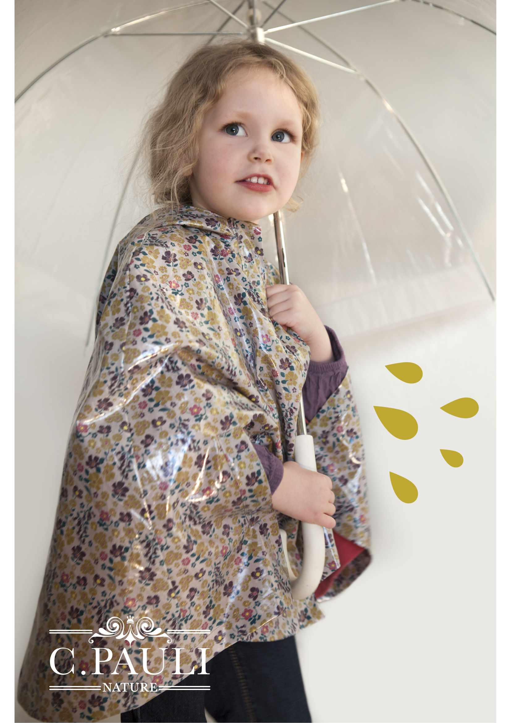 paperback moreel leveren Kinder-Regencape aus beschichteter Baumwolle mit kostenlosem Schnitt und  Anleitung | C.Pauli Nature Blog